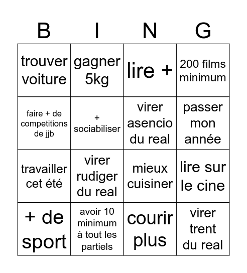 Bingo 2026 Bingo Card