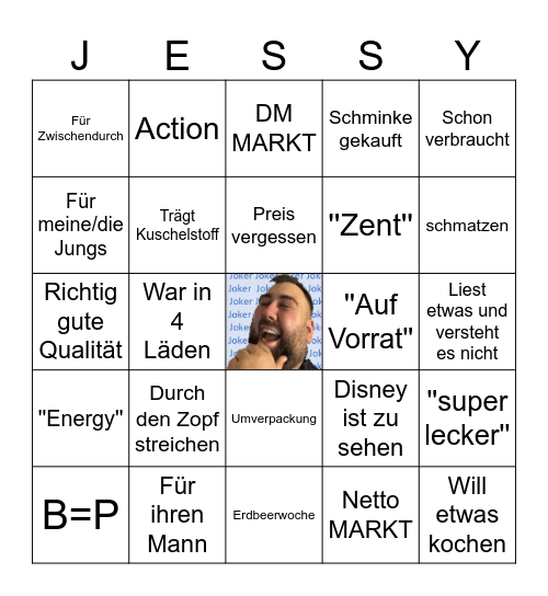 Jessy Bingo Card