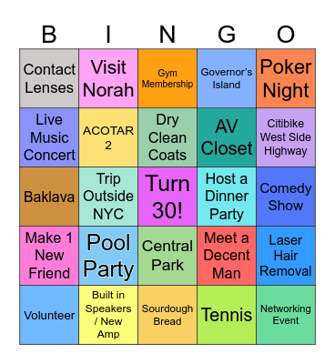 2026 BINGO Card