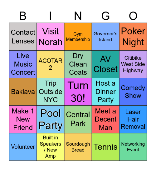 2026 BINGO Card