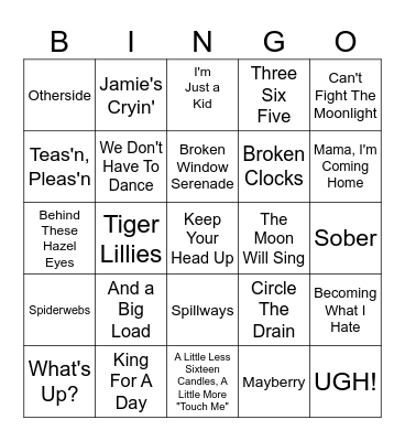 Five-0-Five Music Bingo - Staff Picks 2 Bingo Card