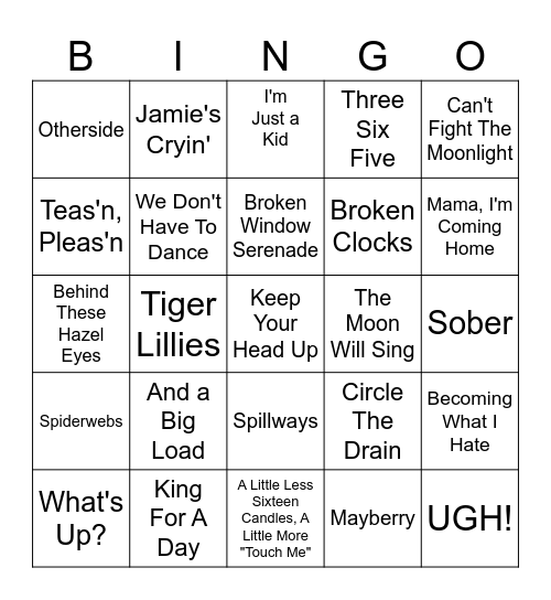 Five-0-Five Music Bingo - Staff Picks 2 Bingo Card