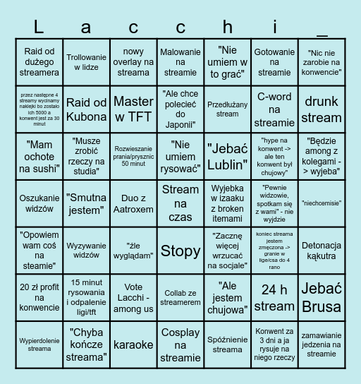 2026 Rok z Lacchi_ Bingo Card
