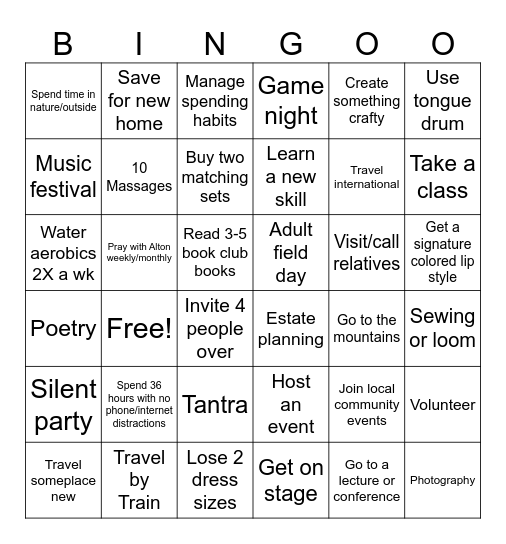 2026 Cultivate Bingo Card