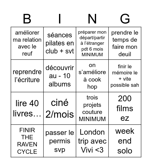 JEANNE 2026 YAHOU Bingo Card