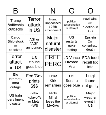 DIX 2026 BINGO Card