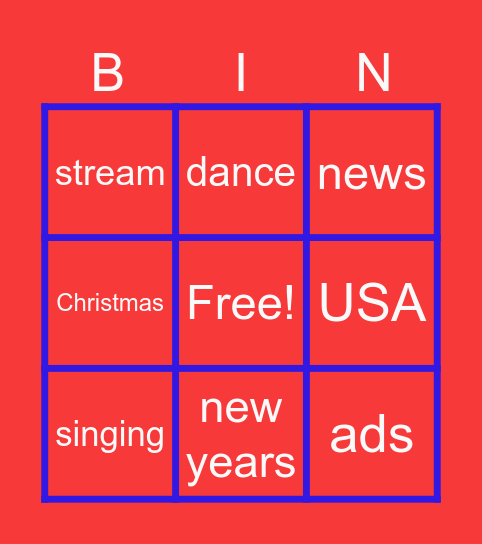 5 rounds of bingo Card
