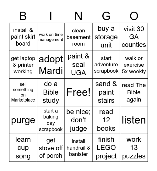 MY 2026 BINGO Card