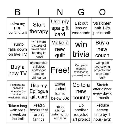 KQ 2026 Bingo Card