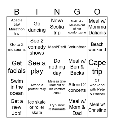2026 BINGO Card