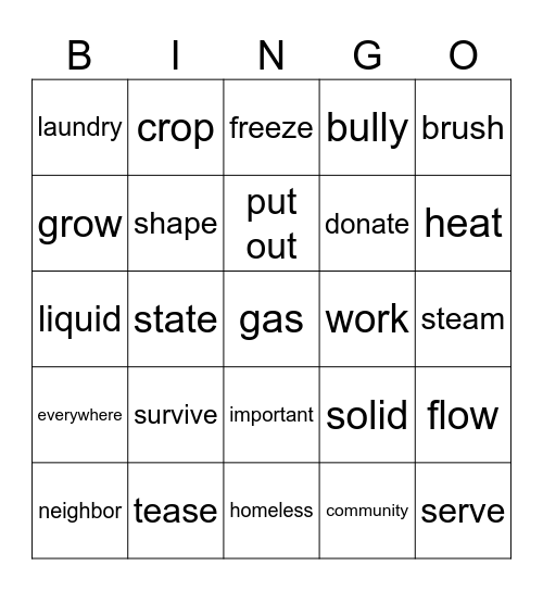 100 5,8 Bingo Card