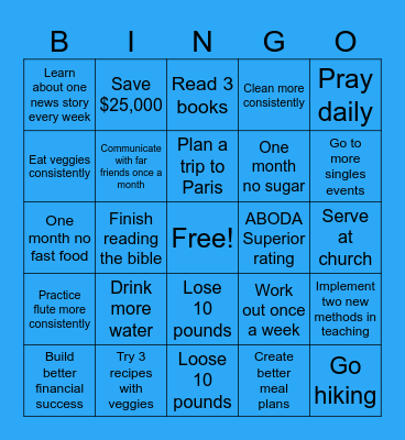 Chelsea 2026 Bingo Card