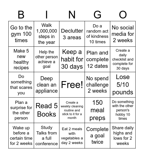 2026 McCrory Bingo Card