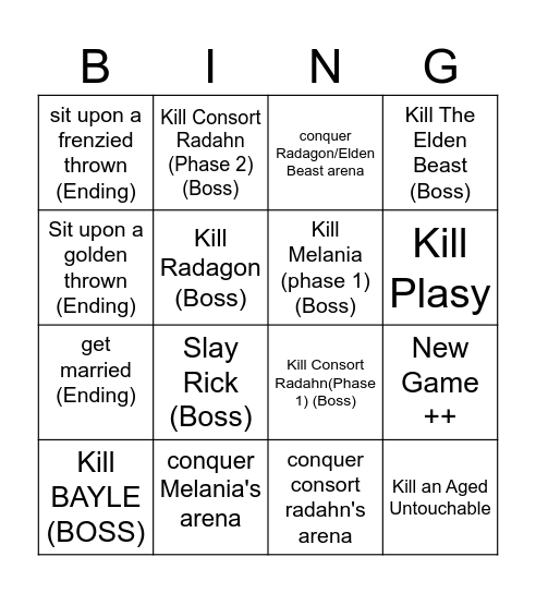 Randomizer Bingo Card