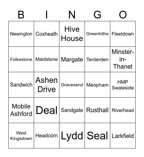 Library Bingo Card