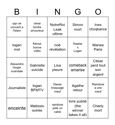 Bingo 2026 lsmw Bingo Card
