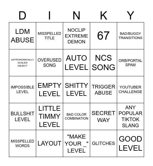 COMMON GD RECENT TAB HAECCEITIES IN 2025 Bingo Card