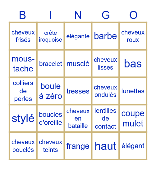 style + mode 2 Bingo Card