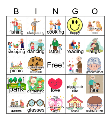 Halloween day Bingo Card