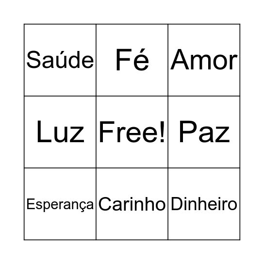 Bingo de Natal Bingo Card