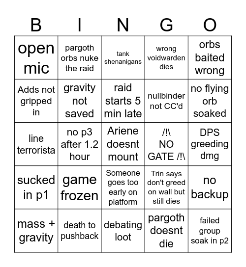 Dimi part 2, electric boogaloo Bingo Card