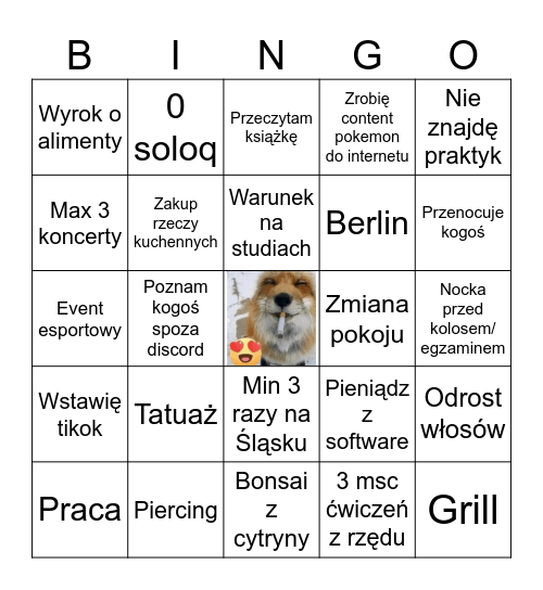 Bingo 2026 Bingo Card