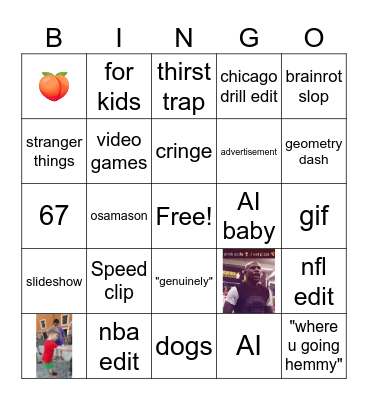 tt vs ig Bingo Card