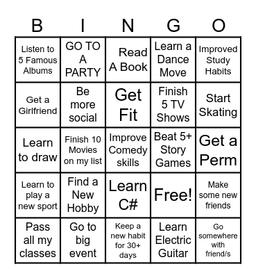 2026 Bingo - EO Bingo Card