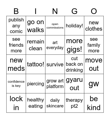2006🔥🔥 Bingo Card