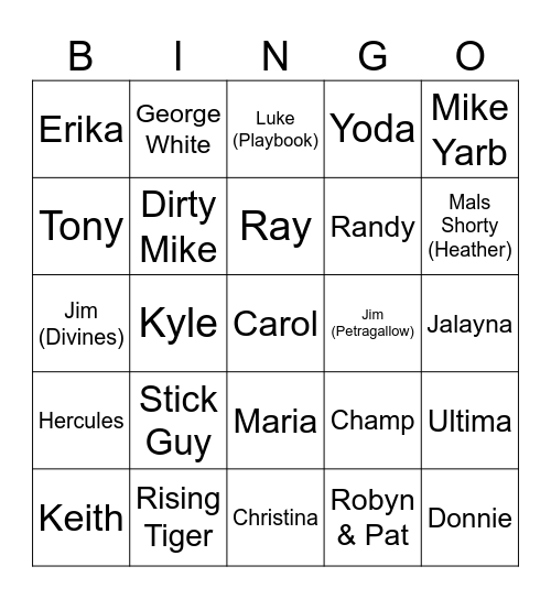 Sprague Bingo -  January 2026 Bingo Card