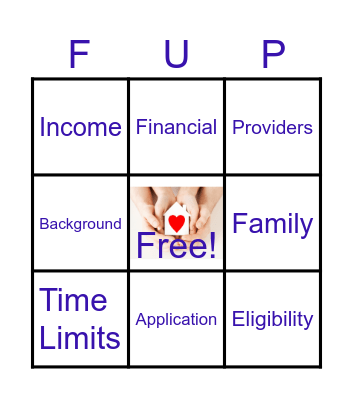 FUP Bingo Card