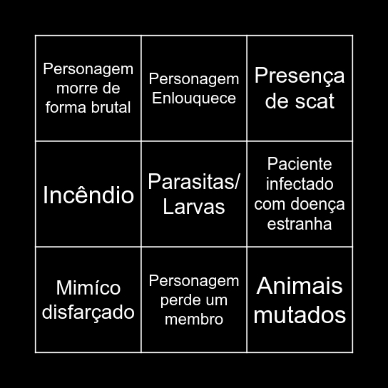 Binguinho da Triska Bingo Card