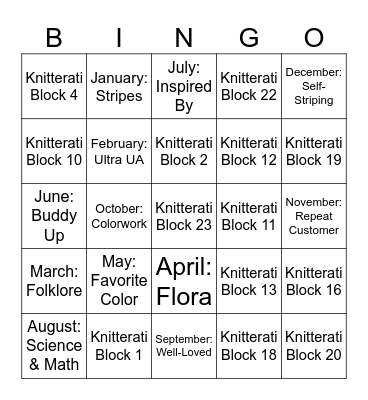 SFS 2026 Goals Bingo Card