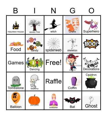 HALLOWEEN 2023 Bingo Card