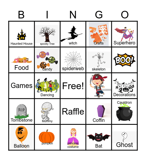 HALLOWEEN 2023 Bingo Card