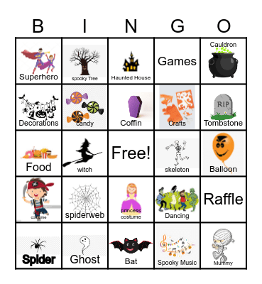 HALLOWEEN 2024 Bingo Card