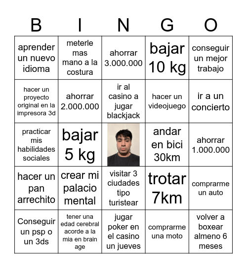 Jose Bracho 2026 Bingo! Bingo Card