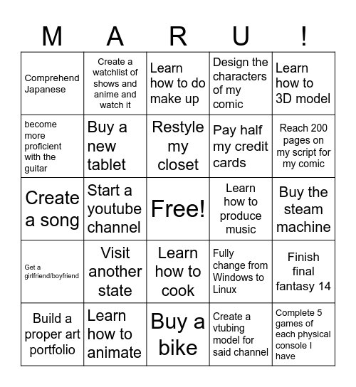 Bingo 2026 Bingo Card