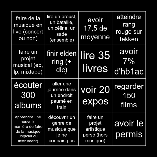 bingo2026 Bingo Card