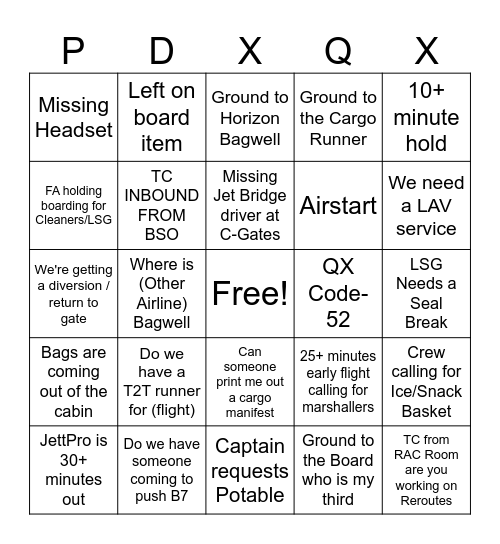 1400 Bank BINGO 2.0 Bingo Card