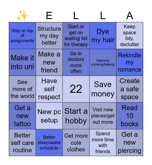 2026 Bingo Card