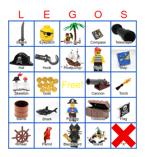 Dinosaur 𝙻𝚎𝚐𝚘 𝙱𝚒𝚗𝚐𝚘 Bingo Card