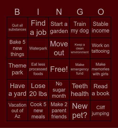 2026 BINGO Card