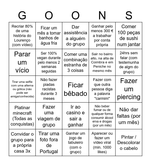 2026 will be OUR year Bingo Card