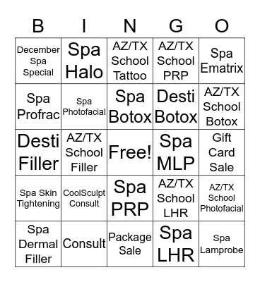 BOOKING BINGO  Bingo Card
