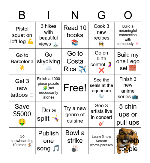 SLILLYZ 2026 YALL! Bingo Card