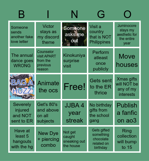 Constie's 2026 Bingo Card