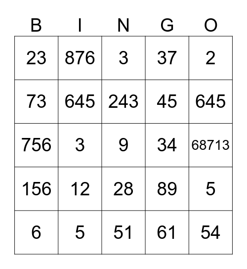 2026 Goals Bingo Card