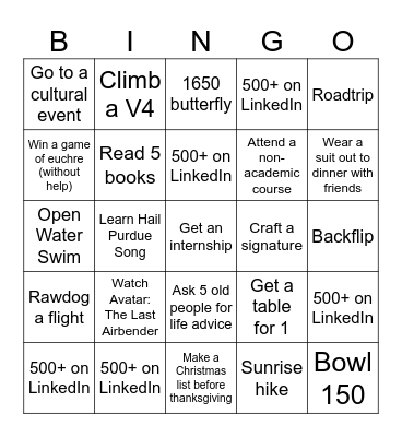 2026 - For the Love of the Game Bingo Card