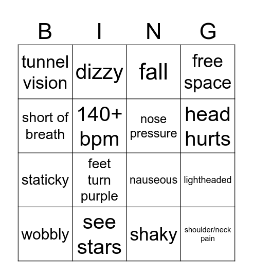 pots bigno Bingo Card
